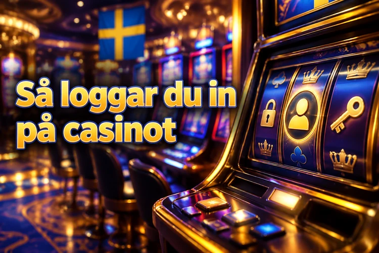 Så loggar du in på casinot